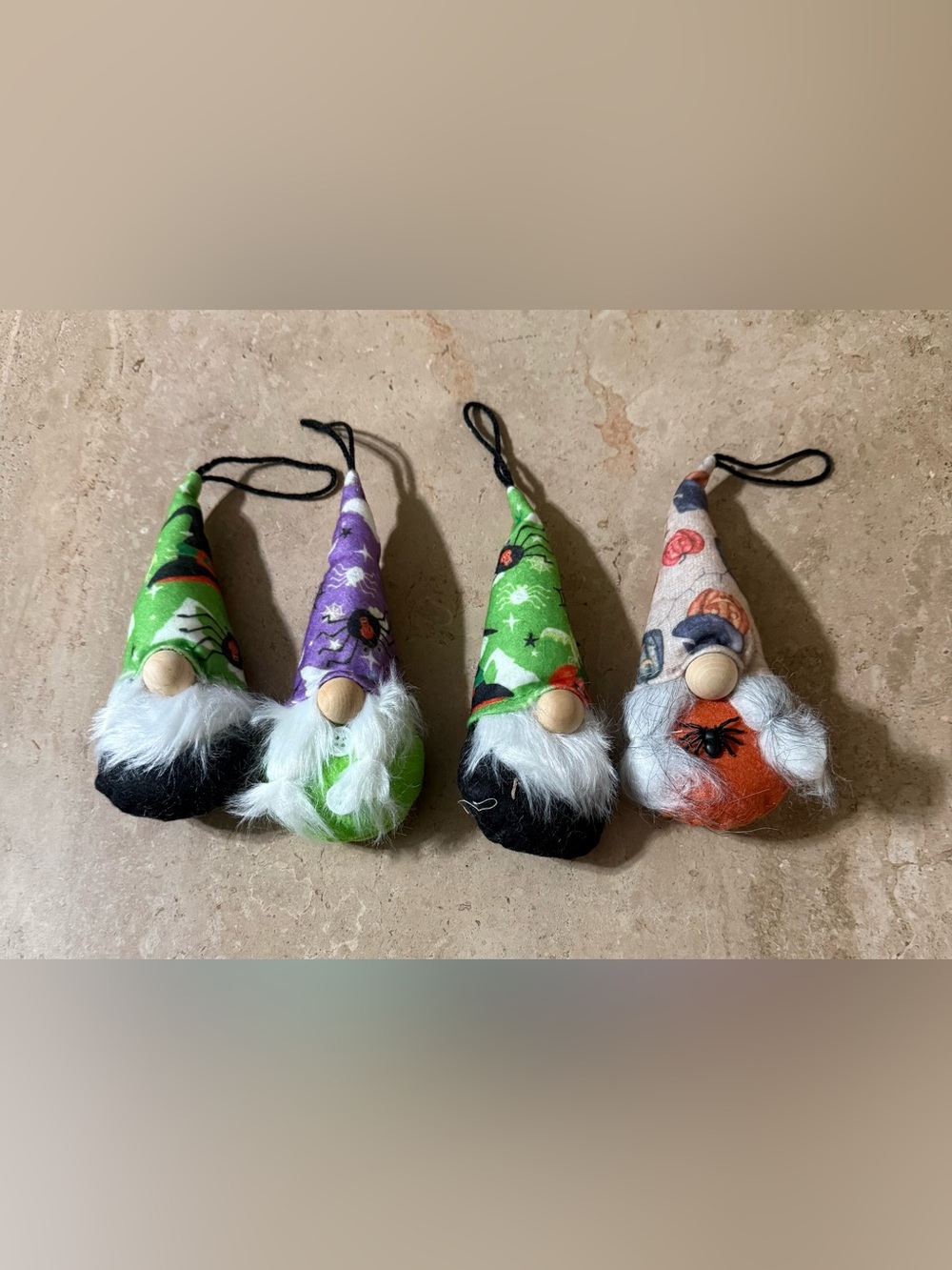 Halloween Gnomes Ornaments Set of 4